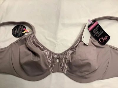 Olga Style 35912 Beige Underwire Minimizer Bra NWT - Image 1 of 4