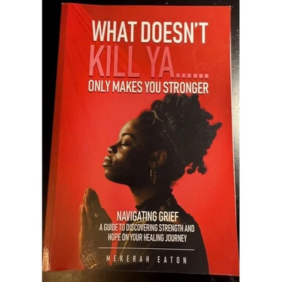 Mekerah Eaton Grief Healing Journal 26 Pages Red Hope Resilience - Image 1 of 3