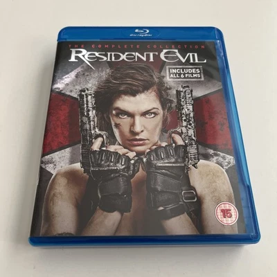 Resident Evil: The Complete Collection Blu-ray Box Set 6 Disc Great Condition  - Image 1 of 4