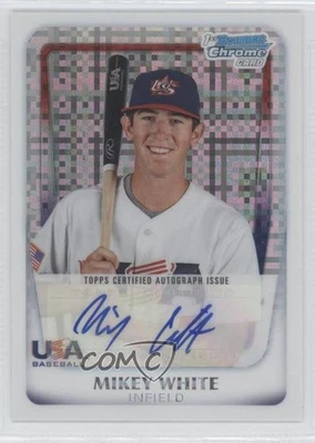 2011 Bowman Chrome USA 18U National Team Refractors X-Fractor Mikey White Auto - Image 1 of 2