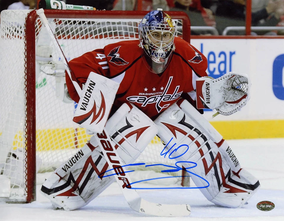 Semyon Varlamov FIRMADO 11x14 Foto Capitales RookieGraph PSA/ADN AUTOGRAFIADO Foto 1 de 1