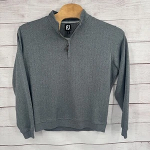 Suéter Pullover FootJoy Golf Para Hombre Talla XL 1/4 Cremallera Manga Larga Atlético Gris - Imagen 1 de 12