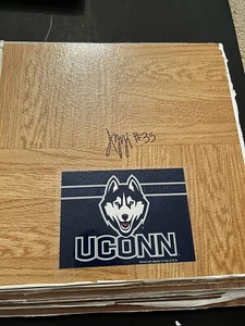 azzi fudd signed autographed 12x12 vinyl floor tile uconn huskies connecticut - Picture 1 of 1
