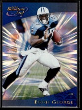 2000 Quantum Leaf Refractor #281 Eddie George Excellent
