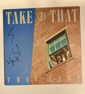 Take That - This Life 12” Black Vinyl LP SIGNED AUTOGRAPHED - Picture 1 of 4