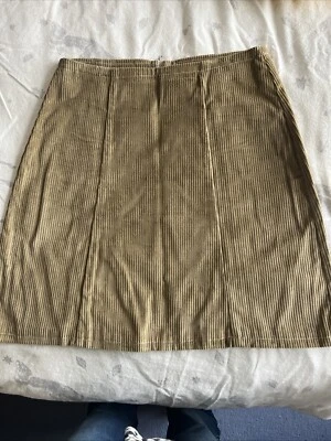 Size 8 Handmade ladies / women’s Cord A Line Mini Skirt  - Image 1 of 3