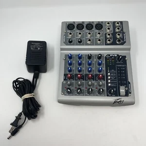 Peavey PV6 6-Channel Compact Stereo Live Sound Microphone/Line Audio Mixer - Picture 1 of 6
