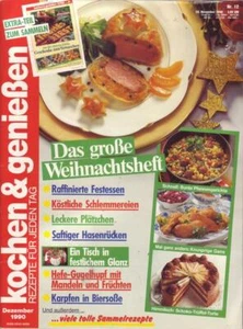 Kochen und Genießen Nr. 12/1990 28.11.1990 Das große Weihnachtsheft - Bild 1 von 1