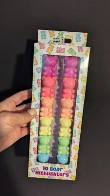 2pk Resaltadores Apilables Bear (5 Colores Cada uno) Foto 1 de 2