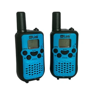 miLink Two Way Radio PTT Walkie-Talkies w 22 Channels w Up to 16m Range GMRS FRS - Picture 1 of 9