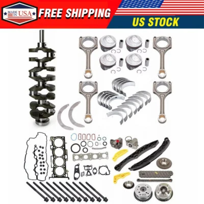 Varilla de conexión del cigüeñal del motor para Hyundai Sonata/Santa Fe/Kia Optima 2,4 L Foto 1 de 4