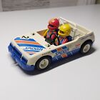 Vintage Playmobil Spidan Rally Car 1976 With Two Figures - Used & Incomplete