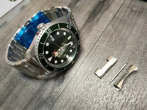 Stainless Steel buckle Strap 22mm bracelet curved Ends FOR Orient Kano Watch - Picture 1 of 11