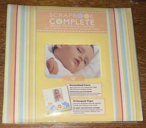 RARE NEW Tapestry CR Gibson Complete Scrapbook Photo Album 12x12 Baby ~ Animals - Picture 1 of 11