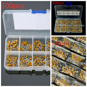 700pcs/ 500pcs/300pcs  Ceramic Capacitor Assorted Kit Assortment Set