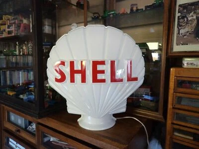 SHELL REPLICA PETROL PUMP GLOBE 1950s Style - Image 1 of 4