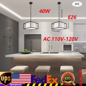 Modern Ceiling Light Industrial Hanging Lamp Living Room Chandelier Home Decor - Picture 1 of 23