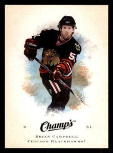 2008-09 Upper Deck Champ's #12 Brian Campbell Chicago Blackhawks - Picture 1 of 2