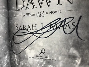 **Signed 1st print** Tower of Dawn Sarah J. Maas 2017 Throne of Glass HC DJ VG+ - Picture 1 of 13