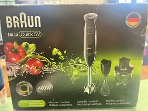 Braun MQ5025 Hand Blender Multiquick  MQ5025, Black New In Box - Picture 1 of 12