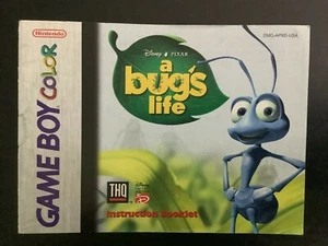 A Bug's Life GameBoy Color Nintendo Manual de instrucciones solamente - Imagen 1 de 2