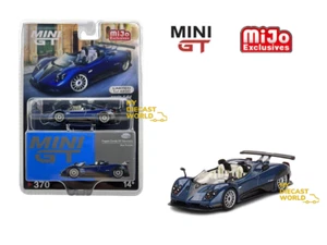 1/64 Mini GT #370 Pagani Zonda HP Barchetta Blue Tricolor MGT00370 - Picture 1 of 5