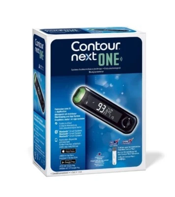 Ascensia Contour Next One Blood Glucose Monitor mg/dL Diabetes Test -NEW- BLUETOOTH - Image 1 of 4