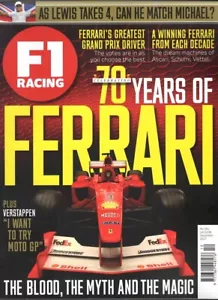 2017 F1 Racing Magazine 70 Years Of Ferrari Lewis Hamilton Max Verstappen - Foto 1 di 5