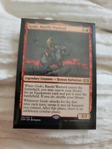 English - MTG Godo, Bandit Warlord Double Masters New from pack to sleeve aw7321 - Picture 1 of 2