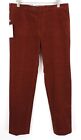 SUITSUPPLY Lazio UK44 Men Trousers Brown Cotton Stretch Pleated Corduroy