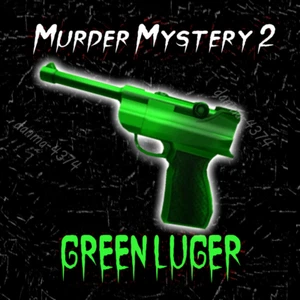 Murder Mystery 2 Green Luger - MM2 Godly - Consegna veloce - Foto 1 di 1