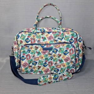 Vera Bradley Weekender Cuban Stamp Travel Bag Removable Shoulder Strap Large - Picture 1 of 24