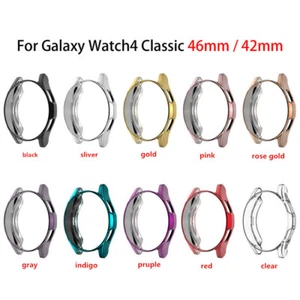 Case For Samsung Galaxy Watch4 Watch 4 Classic 42mm 46mm TPU Bumper Protector - Picture 1 of 22