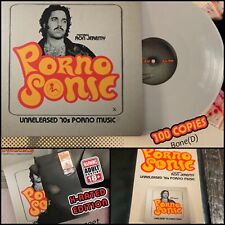 PORNOSONIC w/ Ron Jeremy Unreleased 70s Porno Music LP Bone(D) Vinyl 100 SEALED