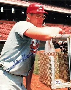 Frank Howard Washington Senators Signed Autograph 8 x 10 Photo PSA DNA - Picture 1 of 2
