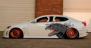 Car Side Wrap Godzilla Color Sticker Drift Livery Custom Graphics Decal - Picture 1 of 4