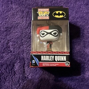 Harley Quinn Batman Pocket Pop! Keychain Funko Vinyl Figure NIB New Sealed - Picture 1 of 5