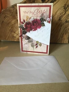 For My Wife With Love On Her Birthday Music flowers romantic - Picture 1 of 7