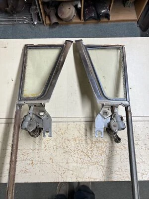 Pontiac Chieftain 1958 4 puertas puerta delantera ventilación ventana conjunto par derecha izquierda OEM Foto 1 de 4