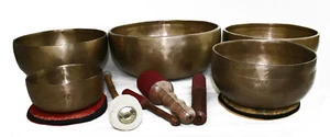 Juego de cuencos de sonido masaje de sonido meditación terapia de sonido 5 uds 5758 g muestra de audición S505 - Imagen 1 de 1