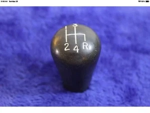 Black 4 Speed Gear Shift Knob Handle Accessory Manual Pontiac Chevy Hot Rod - Picture 1 of 8