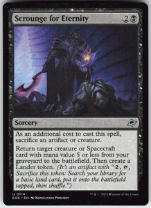 MTG Scrounge for Eternity 114 Edge of Eternities U Normal NM - Picture 1 of 2