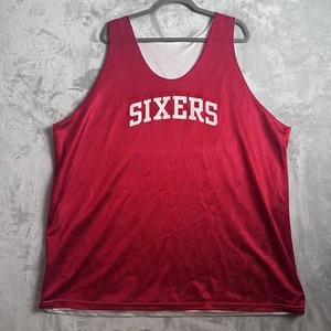 VTG Philadelphia Sixers 76ers Jersey Mens 3XL #34 Charles Barkley Reversible USA - Picture 1 of 13