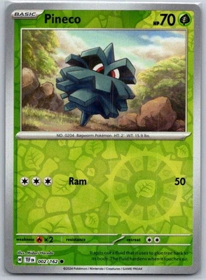 Pineco 002/162 Reverse Holo SV05: Temporal Forces NM - Image 1 of 2