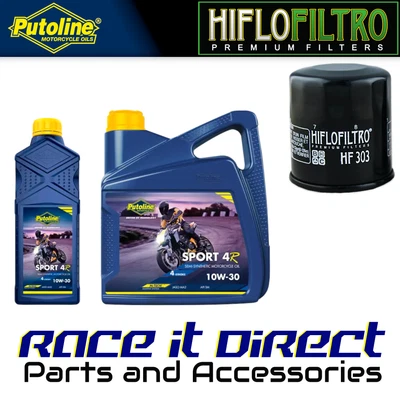 Kit de aceite y filtro para Yamaha XV1900 CTS Stratoliner S 2006-2010 Putoline & Hiflo Foto 1 de 4