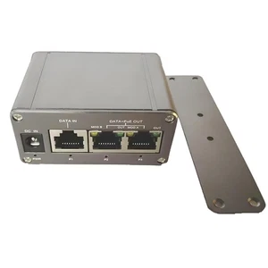 2X(3 Port Gigabit POE Injector 20Vdc-36Vdc Input Mode A and B 24V Passive5104 - Afbeelding 1 van 6