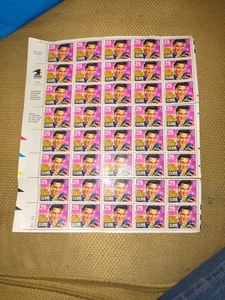 USPS Elvis Presley Stamps Rock & Roll 1992 Full Sheet of 40 - 29 Cent no. 9916 - Picture 1 of 3