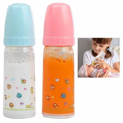 ALLTOPBARGAINS 2 Large Baby Dolls Feeding Bottle Magic Set Disappearing Milk Pretend Play Toy