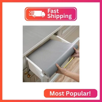 Forro de estante y cajón Shinlendid para gabinetes de cocina no adhesivo, agarre fuerte Foto 1 de 2