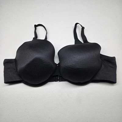 Sujetador Cacique 46C negro camiseta con aros ligeramente forrado correas ajustables Foto 1 de 4